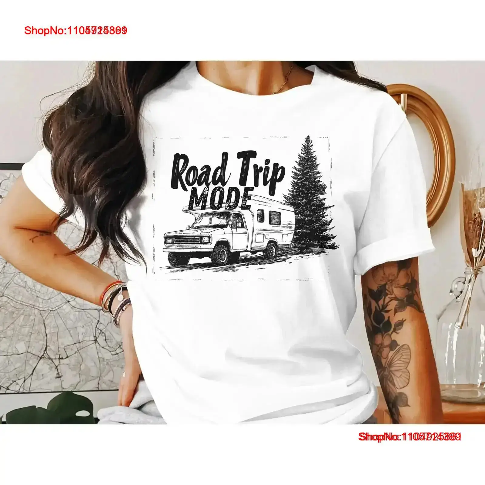 Outdoor Adventure Rv - ロードトリップモードTシャツ キャンプ RVライフ アドベンチャー 自然愛好家 旅行愛好家