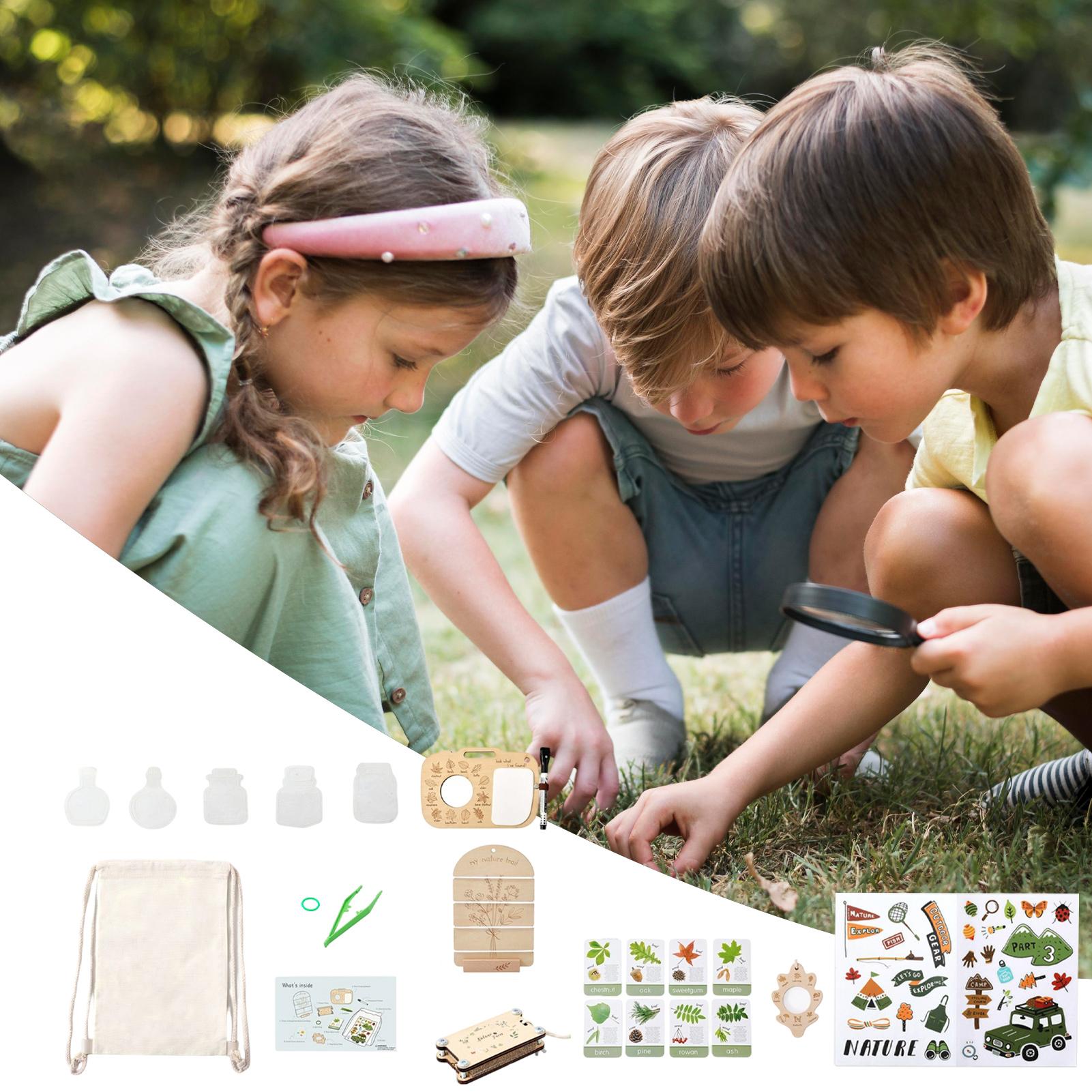 Outdoor Adventure Activities For Kids - キッズネイチャーキット 植物観察遊びアクティビティ 子供向けアウトドアアドベンチャーキット ティーン学生向け 学校 誕生日