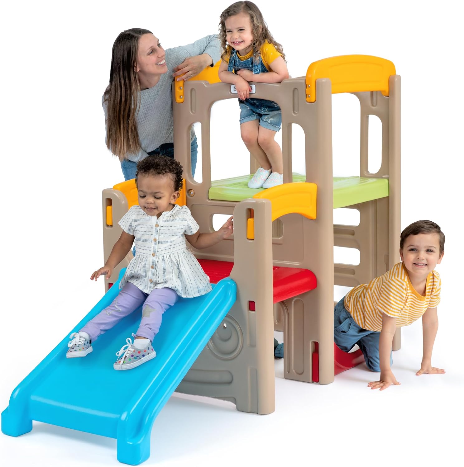 Outdoor Adventure For Toddlers - ヤングエクスプローラーズ アドベンチャー クライマー＆スライド - 幼児と子供向けの屋内外兼用裏庭プレイセット