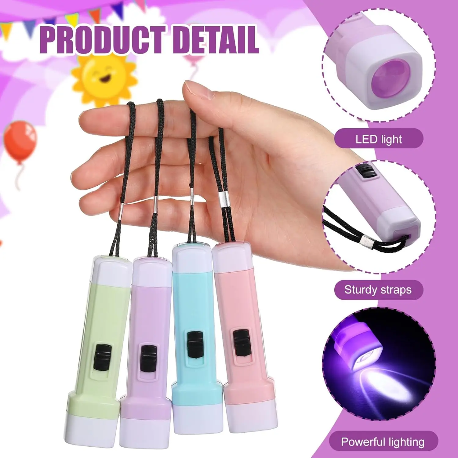 5-100 個の屋外子供用 LED 懐中電灯ミニポータブルプ - Outdoor Adventure Activities For Kids のレビューと価格
