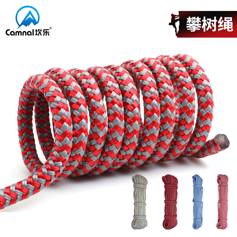 5m-Φ: 8mm/11.5mm-高温耐性ノットロープ、屋外 - Rope Climbing Static のレビューと価格