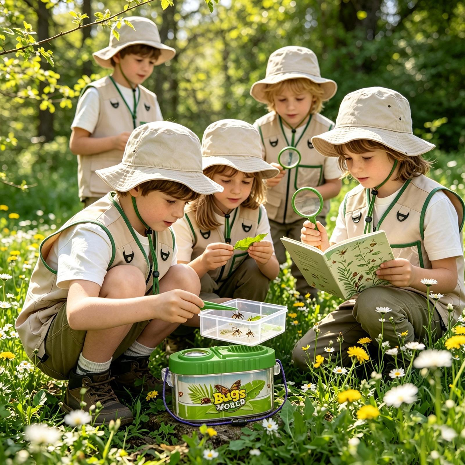 子供用アドベンチャーキット 帽子付き 軽量 通気性 教育玩具 - Outdoor Adventure Activities For Kids のレビューと価格