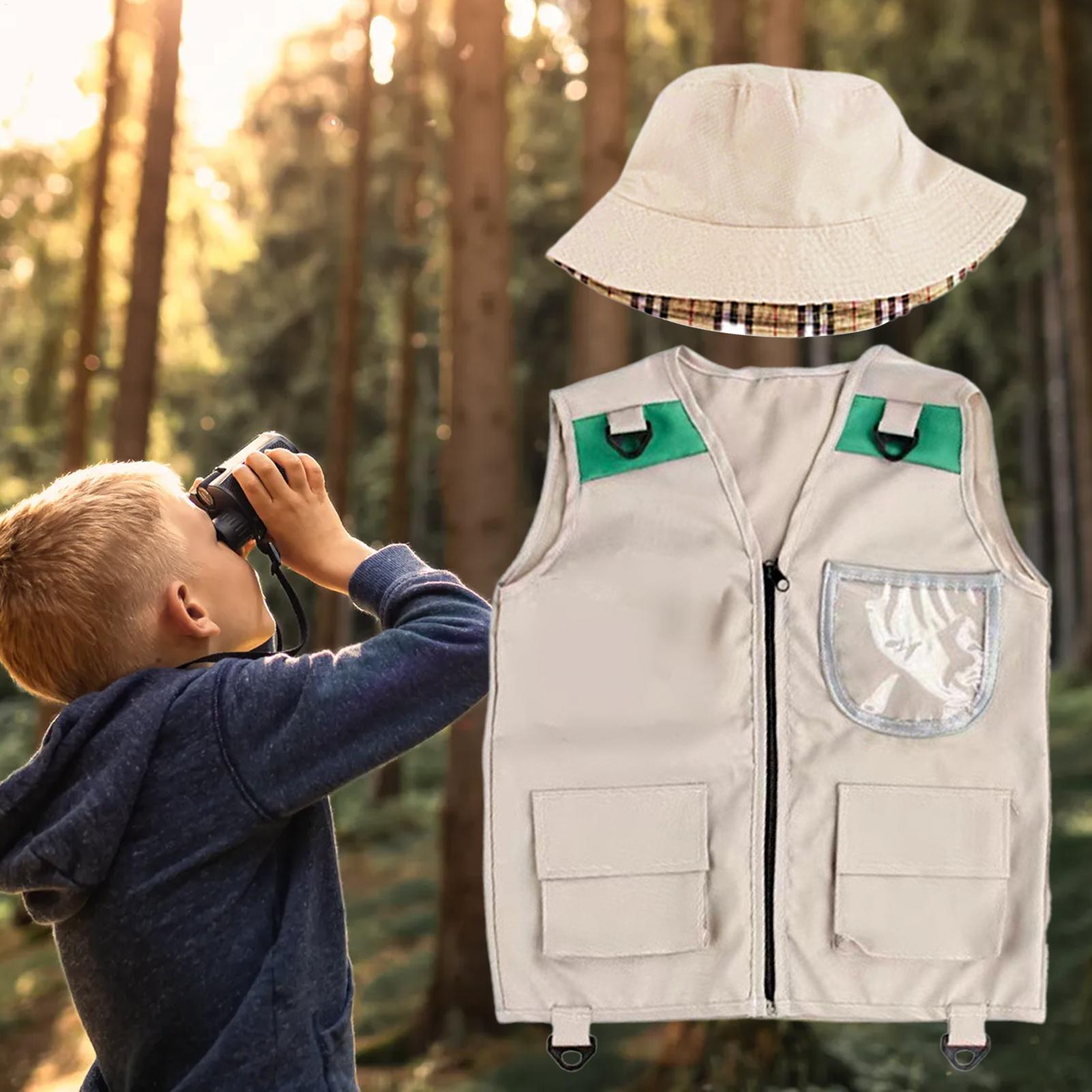 サファリキッズアウトドアエクスプローラーキット、カーゴベスト - Outdoor Adventure Activities For Kids のレビューと価格