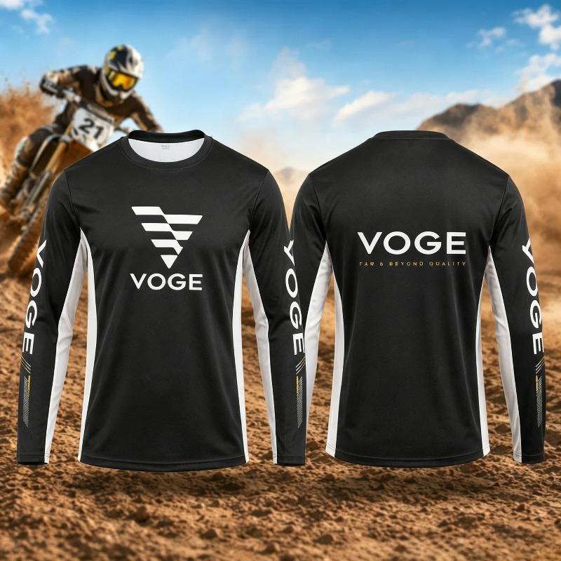 新作ユニセックスバイクライディング長袖Tシャツ VOGE 3 - Outdoor Adventure Wear のレビューと価格