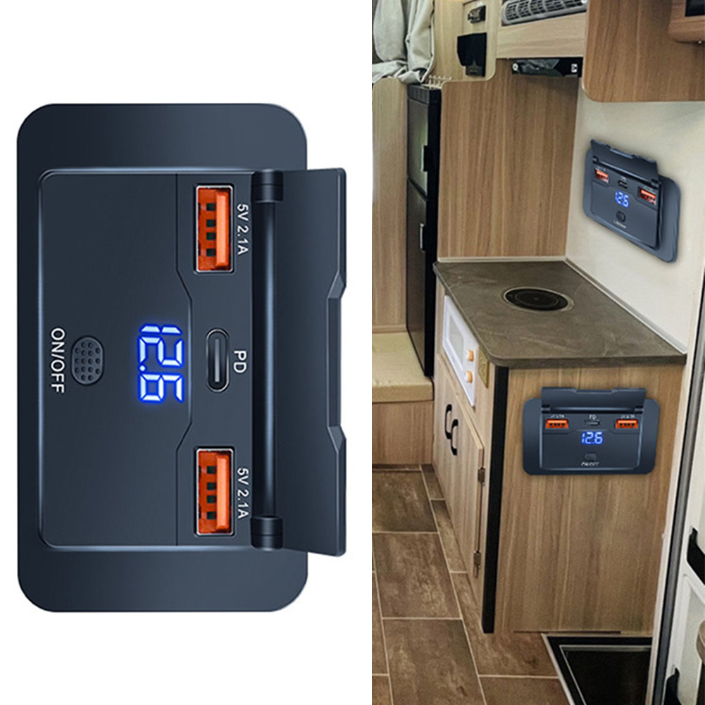 トラック電源コンセント RV ソケット充電器アウトドアアドベ - Outdoor Adventure Rv のレビューと価格