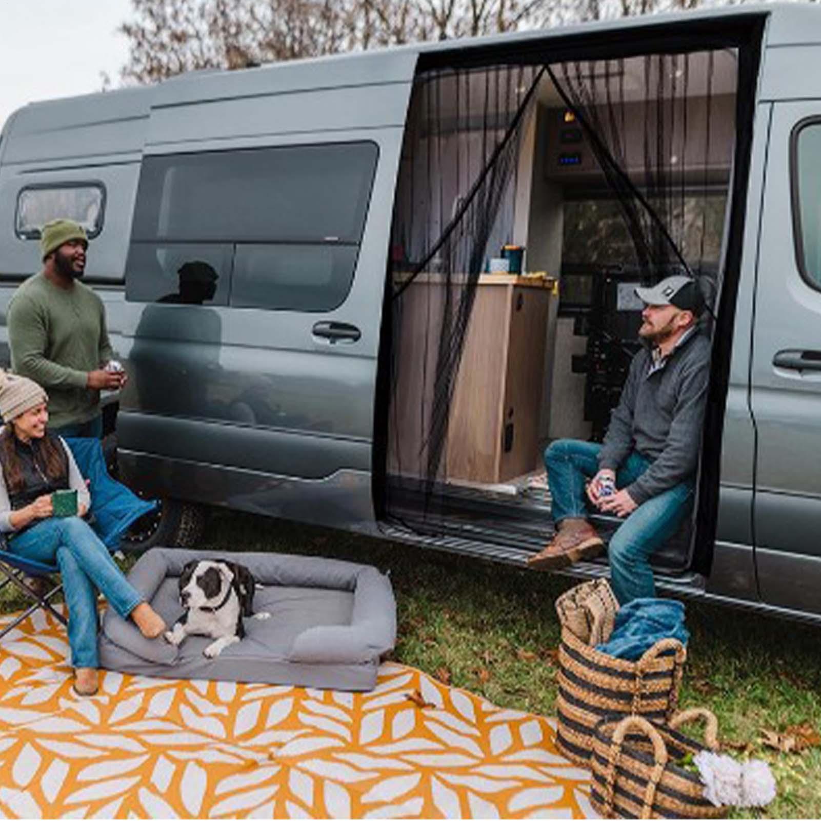バンのドアスクリーン、UV耐性ネット、車両アクセサリー、RV - Outdoor Adventure Rv のレビューと価格