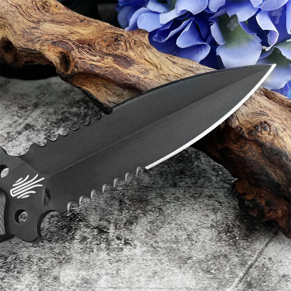 プレミアムフルタング固定刃ナイフ 8Cr13Movブレード  - Survival Knife Full Tang のレビューと価格
