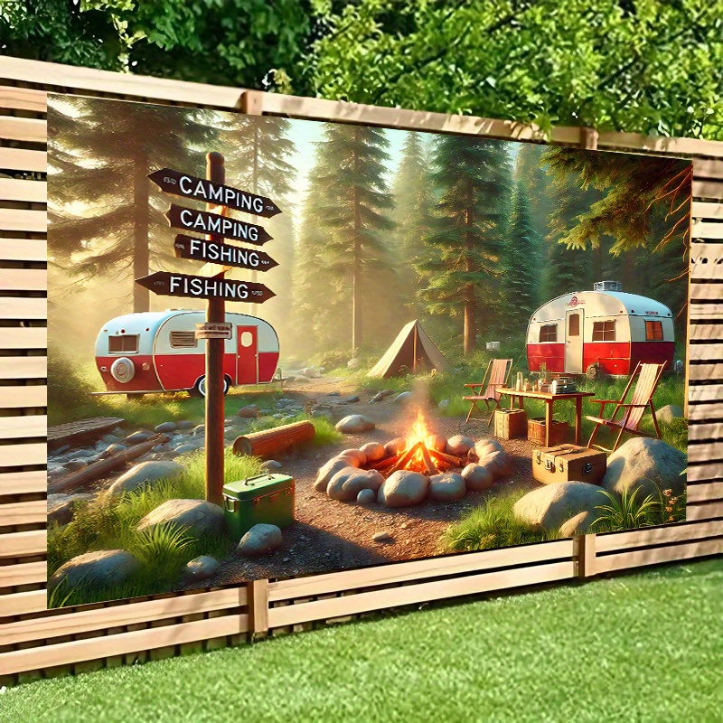 キャンプ RV トレーラー タペストリー アウトドア アドベ - Outdoor Adventure Rv のレビューと価格