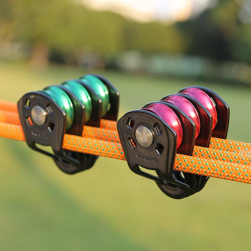 Xinda 屋外 3 プーリー スライディング ロープ スリ - Rope Climbing Static のレビューと価格