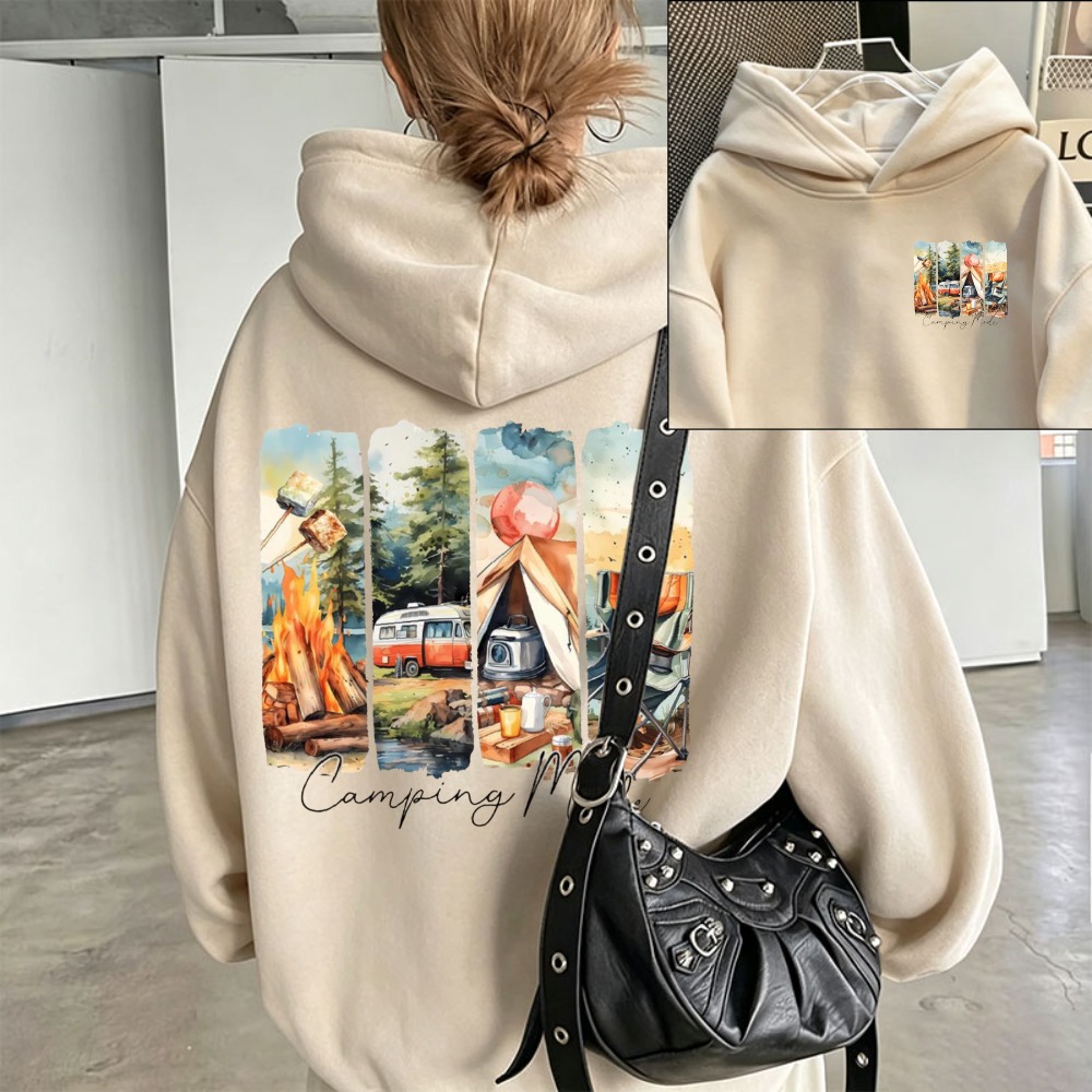 女性用キャンプモード水彩キャンプファイヤーテントRVアウトド - Outdoor Adventure Rv のレビューと価格