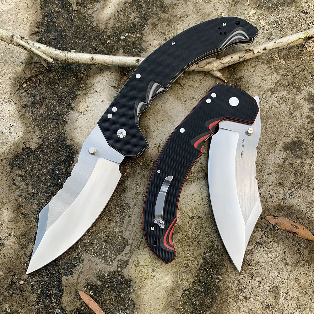 メイヘム折りたたみナイフ、ハンティングナイフ、AUS10Aブ - Survival Knife Full Tang のレビューと価格